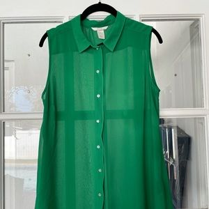 H&M sleeveless blouse